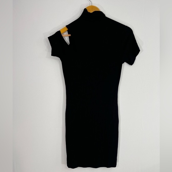 NWT Revolve LNA Black Cut Out Sleeve A Line Stretchy Women's Small Dress - Picture 7 of 11